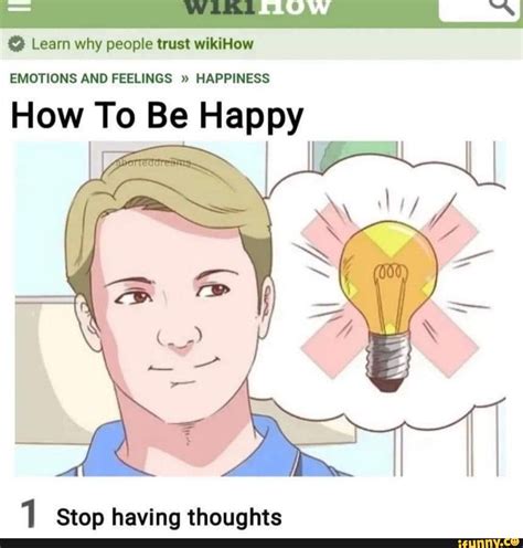 wikihow how to be happy